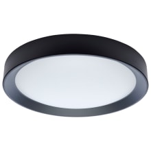 Selene 17" Wide Flush Mount Drum Ceiling Fixture