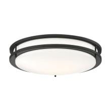 Glamour 17" Wide LED Flush Mount Ceiling Fixture with Adjustable Color Temperature