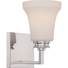 Cody Single Light 5-3/8" Wide LED Bathroom Sconce with Frosted Glass Shade
