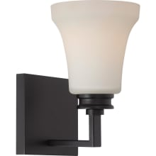 Cody Single Light 5-3/8" Wide LED Bathroom Sconce with Frosted Glass Shade