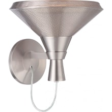 Luger Single Light 13-1/4" Wide LED Bathroom Sconce with Metal Shade