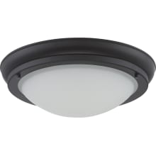 Poke Single Light 9-5/8" Wide Integrated LED Flush Mount Bowl Ceiling Fixture