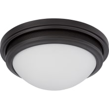 Corry Single Light 13-1/4" Wide Integrated LED Flush Mount Bowl Ceiling Fixture