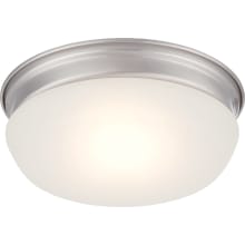 Trevor Single Light 7-7/8" Wide Integrated LED Flush Mount Bowl Ceiling Fixture