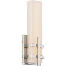 Grill Single Light 12" Tall Integrated LED Wall Sconce - ADA Compliant