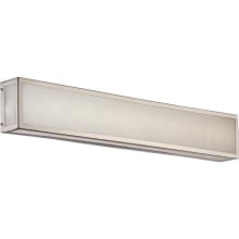 Crate Single Light 24" Wide Integrated LED Bath Bar - ADA Compliant
