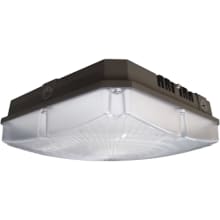 10" Wide LED Flush Mount with an Acrylic Shade - 4800 Lumens