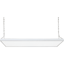 44" Wide LED Hanging Fixture with an Acrylic Shade