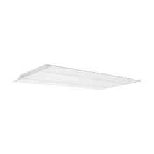 47-3/4" Wide Commercial Integrated LED Troffer - Double Basket