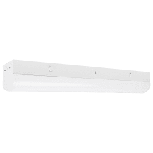 LED 2 ft. Linear Strip Light - 20W - White Finish - CCT Selectable - 100-277V - Integrated EM & Sensor