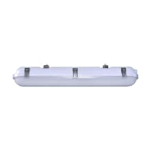24" Long Integrated LED Commercial Strip Light - 2505 Lumens and Microwave Sensor