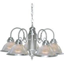 5 Light 22" Wide Chandelier