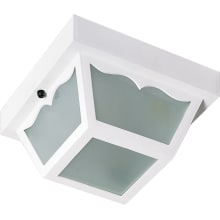 Single Light 8-1/4" Wide Flush Mount Ceiling Fixture