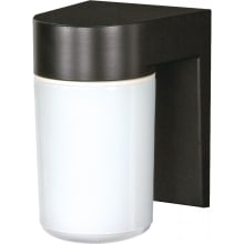 Single Light 6-13/16" Tall Outdoor Wall Sconce with Frosted Glass Shade
