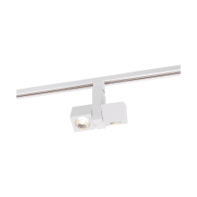 H-Track 6" Tall 3000K LED Square Track Head - 24 degree Beam Angle