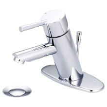 i2 1.2 GPM Single Hole Bathroom Faucet with Pop-Up Drain Assembly and Deck Cover Plate