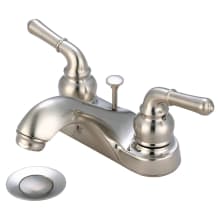 Accent 1.2 GPM Centerset Bathroom Faucet with Brass Pop-Up Drain Assembly