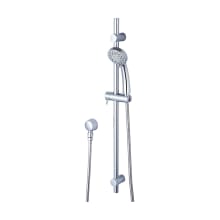 i2 1.75 GPM Multi-Function Hand Shower Package - Includes Slide Bar, Hose, and Wall Supply