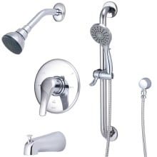 Elite Tub and Shower Trim Package with 1.5 GPM Multi Function Shower Head