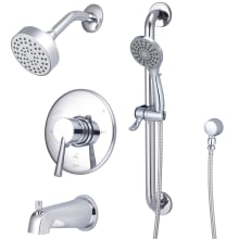 i2 Tub and Shower Trim Package with 1.75 GPM Multi Function Shower Head