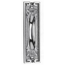Grand Traditional 5-3/8" x 1-9/16" Rectangular Solid Brass Recessed Flush Sliding Door / Pocket Door Pull