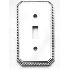 Beaded Edge Single Toggle Switch Plate from the Classics Collection