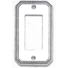 Beaded Edge Single Rocker Switch Plate from the Classics Collection