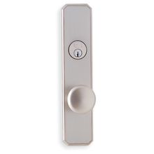 D11000 Series Non-Turning One-Sided Dummy Door Knob with Rectangle Rose from the Latchsets and Locksets Collection