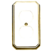 Beveled Edge Duplex Outlet Switch Plate from the Classics Collection