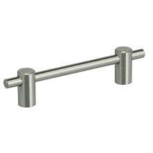 Stainless Steel 3-3/4" Center to Center Industrial Short Bar 5.375" Long Cabinet Handle / Drawer Pull