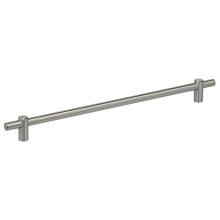 Stainless Steel 12-5/8" Center to Center Industrial Long Bar 14.94" Long Cabinet Handle / Drawer Pull