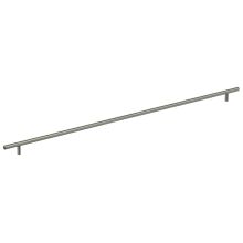 Stainless Steel 25-3/16" Center to Center Sleek Thin (10mm) Cabinet Bar Handle / Drawer Bar Pull