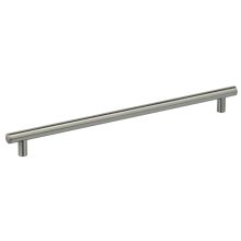 Stainless Steel 12-5/8" Center to Center Sleek Thick (14mm) Cabinet Bar Handle / Drawer Bar Pull