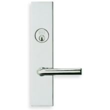 Dummy Entry Lever Set with Modern Backplates