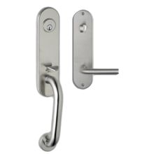 Panic Proof Tubular Deadbolt Handleset from the Stainless Steel Collection
