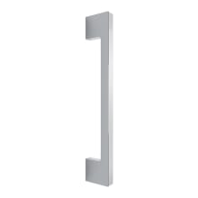 Elite 6" Center to Center Solid Forged Brass Sleek Square Narrow Cabinet Handle / Drawer Pull