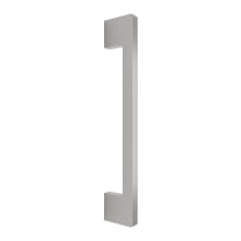 Elite 6" Center to Center Solid Forged Brass Sleek Square Narrow Cabinet Handle / Drawer Pull