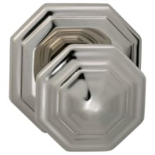 Passage Door Knob Set with 201 Style Handle and Octagonal Rose
