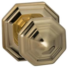 Non-Turning One-Sided Door Knob with 201 Style Handle and Octagonal Rose