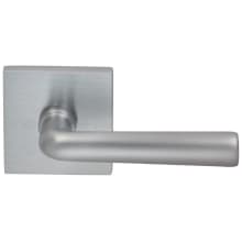 Privacy Door Lever Set with 368S Style Handle and Square Rose