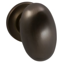 Passage Door Knob Set with 432 Style Handle and Small Round Rose