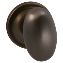 Passage Door Knob Set with 432 Style Handle and Round Rose