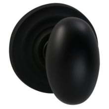 Non-Turning One-Sided Door Knob with Egg Knob and Traditional Rose from the Prodigy Collection