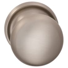 Passage Door Knob Set with 442 Style Handle and Round Rose