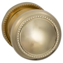 Passage Door Knob Set with 443 Style Handle and Round Rose