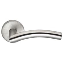 Passage Door Lever Set with 45 Style Handle and Round Rose