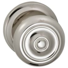 Passage Door Knob Set with 473 Style Handle and Round Rose