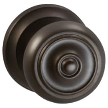 Passage Door Knob Set with 473 Style Handle and Round Rose