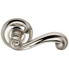 Passage Door Lever Set with 55 Style Handle and Round Rose