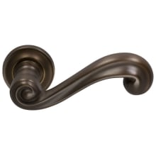 Passage Door Lever Set with 55 Style Handle and Small Round Rose